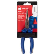 Пассатижи тонконосые 200 мм, загнутые, держатель МАСТАК 030-11200H 030-11200H