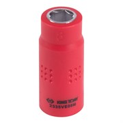 Головка торцевая диэлектрическая шестигранная 1/4", 8 мм KING TONY 2335VE08M TONY