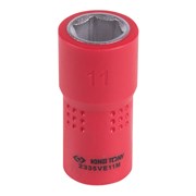 Головка торцевая диэлектрическая шестигранная 1/4", 11 мм KING TONY 2335VE11M TONY