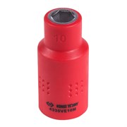 Головка торцевая диэлектрическая шестигранная 1/2", 10 мм KING TONY 4335VE10M TONY