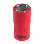 Головка торцевая диэлектрическая шестигранная 1/2", 17 мм KING TONY 4335VE17M TONY
