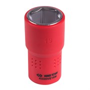 Головка торцевая диэлектрическая шестигранная 1/2", 19 мм KING TONY 4335VE19M TONY