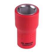 Головка торцевая диэлектрическая шестигранная 1/2", 20 мм KING TONY 4335VE20M TONY