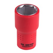 Головка торцевая диэлектрическая шестигранная 1/2", 21 мм KING TONY 4335VE21M TONY