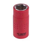 Головка торцевая диэлектрическая шестигранная 3/8", 13 мм KING TONY 3335VE13M TONY