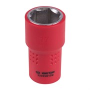 Головка торцевая диэлектрическая шестигранная 3/8", 17 мм KING TONY 3335VE17M TONY