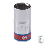 Головка торцевая стандартная шестигранная 1/4", 5/16", дюймовая KING TONY 233510S TONY