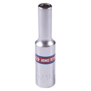 Головка торцевая глубокая шестигранная 1/4", 3/16", дюймовая KING TONY 223506S TONY