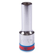 Головка торцевая глубокая шестигранная 1/2", 7/16", дюймовая KING TONY 423514S TONY