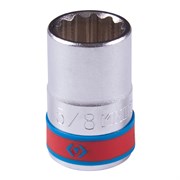 Головка торцевая стандартная двенадцатигранная 1/2", 5/8", дюймовая KING TONY 433020S TONY