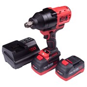 Гайковерт аккумуляторный ударный 3/4", 1900 Нм, 18 В, 4 предмета, кейс MIGHTY SEVEN DW-601A SEVEN