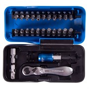 Набор вставок (бит) серии "АТОМ", 1/4", PH, PZ, Hex, Torx, 26 предметов KING TONY 1026CQ-AM TONY