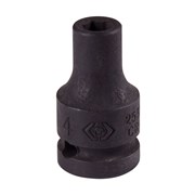 Головка торцевая ударная шестигранная 1/4", 4 мм KING TONY 253504M TONY