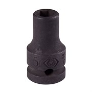 Головка торцевая ударная шестигранная 1/4", 5 мм KING TONY 253505M TONY