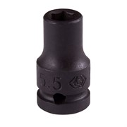 Головка торцевая ударная шестигранная 1/4", 5,5 мм KING TONY 253555M TONY