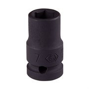 Головка торцевая ударная шестигранная 1/4", 7 мм KING TONY 253507M TONY