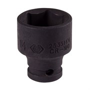 Головка торцевая ударная шестигранная 1/4", 14 мм KING TONY 253514M TONY