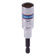 Головка для шуруповерта двенадцатигранная 1/4", 12 мм, L = 80 мм KING TONY 76B812M TONY