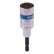 Головка для шуруповерта двенадцатигранная 1/4", 15 мм, L = 80 мм KING TONY 76B815M TONY