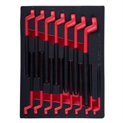 Набор накидных диэлектрических ключей, 7-24 мм, ложемент, 15 предметов KING TONY 9-12FVG15MRV TONY