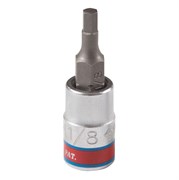 Насадка (бита) торцевая 1/4", Hex, 1/8", L = 37 мм KING TONY 203504S TONY