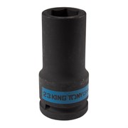Головка торцевая ударная глубокая шестигранная 3/4", 23 мм KING TONY 643523M TONY