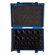 Набор ударных торцевых головок 1/2", шестигранные, 8-36 мм, 27 предметов KING TONY 4427MP TONY