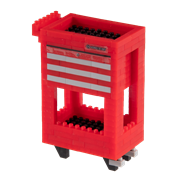 Конструктор пластмассовый бренда "KING TONY", тележка открытая KING TONY TS1006 TONY