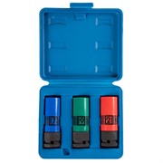 Набор ударных глубоких торцевых головок 1/2", шестигранные, 17, 19, 21 мм KING TONY 44905MP TONY