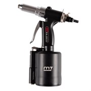 Пневмогидравлический заклепочник для заклепок диаметром 2,4 до 6,4 мм, пневмоудержание заклепки MIGHTY SEVEN PA-201V SEVEN