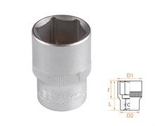 Головка торцевая стандартная шестигранная 1/2", 21 мм AFFIX AF00040021 AF00040021