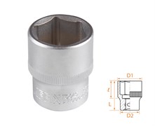 Головка торцевая стандартная шестигранная 1/2", 23 мм AFFIX AF00040023 AF00040023