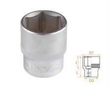 Головка торцевая стандартная шестигранная 1/2", 27 мм AFFIX AF00040027 AF00040027