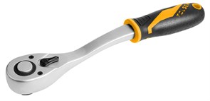 Трещотка "GRIPro", 3/8", 202 мм, 72 зубца, флажковая с кнопкой TOLSEN TT16119 TT16119