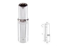 Головка торцевая глубокая шестигранная 3/8", 8 мм TOLSEN TT16358 TT16358