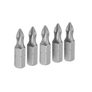 Набор вставок (бит) торцевых 1/4", Phillips, PH2, 25 мм, 5 предметов TOLSEN TT20271 TT20271