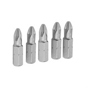Набор вставок (бит) торцевых 1/4", Pozidriv, PZ2, 25 мм, 5 предметов TOLSEN TT20273 TT20273