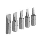 Набор вставок (бит) торцевых 1/4", Slotted, 3-6,5 мм, 25 мм, 5 предметов TOLSEN TT20285 TT20285
