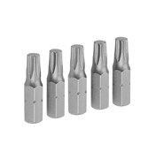 Набор вставок (бит) торцевых 1/4", Torx, T20, 25 мм, 5 предметов TOLSEN TT20276 TT20276