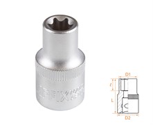 Головка торцевая TORX Е-стандарт 1/2", E12 AFFIX AF00043012 AF00043012