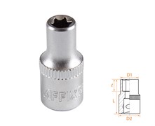 Головка торцевая TORX Е-стандарт 1/4", E6 AFFIX AF00023006 AF00023006