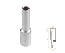 Головка торцевая глубокая шестигранная 3/8", 8 мм AFFIX AF00130008 AF00130008