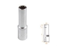 Головка торцевая глубокая шестигранная 3/8", 9 мм AFFIX AF00130009 AF00130009