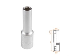 Головка торцевая глубокая шестигранная 1/2", 10 мм AFFIX AF00140010 AF00140010