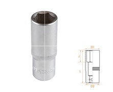 Головка торцевая глубокая шестигранная 3/8", 17 мм AFFIX AF00130017 AF00130017