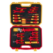 Набор инструментов диэлектрических, универсальный, 18 предметов TOLSEN TTV83718 TTV83718