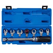 Динамометрический ключ серии "FIT", 9х12 мм с набором насадок 10-17 мм, 10-60 Нм, кейс KING TONY 345104D08MR TONY