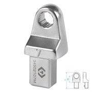 Насадка накидная серии "FIT", 7 мм, 9х12 мм KING TONY 34502107M TONY