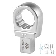 Насадка накидная серии "FIT", 17 мм, 9х12 мм KING TONY 34502117M TONY