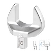 Насадка рожковая серии "FIT", 24 мм, 14х18 мм KING TONY 34501224M TONY